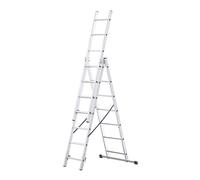 LAD Echelle transformable en aluminium 3 plans 7 marches