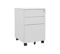 vidaXL Ladeblok verrijdbaar 39x45x60 cm staal lichtgrijs335979 Gris G
