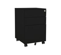 Classeur Mobile Noir 39x45x60 cm Acier Classement Armoire à Dossiers vidaXL
