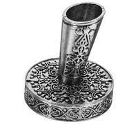 LADFRTYU Supports De Présentation Pour Stylo Plume Pot à stylos en métal, organiseur de bureau, décoration for la maison, support familial for fontaine, pinceau, plume(Silver)