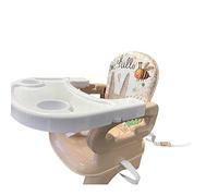 LADIDA Rehausseur et chaise haute pour bébé, facile à plier et à transporter, motif adorable lapin 152