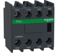 Schneider Electric Bloc de contacts auxiliaires LADN31 – 3F+1O bornes vis-étriers 44×48×42 mm