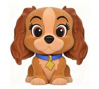 Lady Coin Bank Figurine - Disney Dog - Lady and the Tramp | Marchandise sous licence officielle