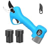 Laecabv Ciseaux de taille électriques 25 mm ciseaux et cisailles pour élagage avec 2 pièces 2000 mAh batterie pour élagage jardin arbre à fruits vis