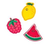 LÄSSIG Autocollants Textiles Autocollants/Textile Woven Sticker Stick on Fruits