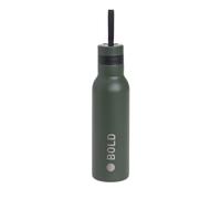 Lässig bouteille d'eau Bold Double Walled Bottle Stainless Steel Dark Olive vert foncé