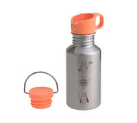 LÄSSIG Gourde pour enfants en acier inoxydable 500 ml Nature