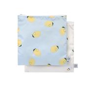 LÄSSIG Sac de rangement réutilisable Sac à goûter 2 pièces/Snack Bag Happy Fruits Lemon