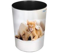 Corbeille à papier Chien et chat