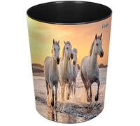 Corbeille à papier Chevaux sur la plage