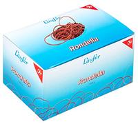 Tapis 50741 Tapis Anneaux en caoutchouc RONDELLA en carton, rouge, 100 mm, 1 000 g