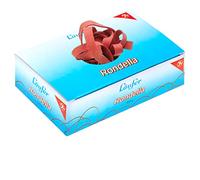 Läufer 51542 bracelets élastiques Rondella 150 x 10mm, diamètre 100mm, élastiques à 10mm de large, carton de 500g, rouge