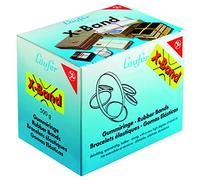 Läufer 59079 bracelets élastiques X Rondella, bandes élastiques croisées, élastiques 150 x 11 mm, diamètre 100 mm, carton de 500g, couleurs assorties