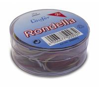Läufer 69219 RONDELLA anneaux en caoutchouc dans une boîte - Ø50mm, 25g, rouge(P)
