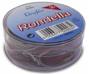 Läufer 69223 RONDELLA anneaux en caoutchouc dans une boîte Ø85mm 25g rouge(S)