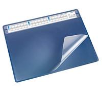 Läufer durella 47605 Sous-main avec calendrier doux, 65 x 50 cm Bleu