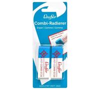 Gomme en plastique PLAST COMBI, carte blister de 2