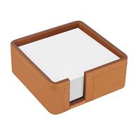 Laeufer & Gutenberg Distributeur à bloc-note 10 x 10 x 5 cm en cuir (Cognac) (Import Royaume Uni)