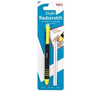 Läufer Lot Stylo Gomme Avec 2 Recharges Jaune