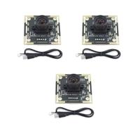 Lafeier Lot de 3 modules d'appareil photo 100 degrés OV9732 Câble de 2 m 1280 x 720 30 fps, pour fléchettes automatiques, clé USB gratuite