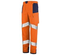 Lafont Pantalon Iris PI Orange Fluo/Bleu Marine M - FR(44-46) - Vêtements de Travail