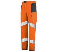Lafont Pantalon Retina Orange Fluo/Gris Charcoal S - FR(40-42) - Vêtements de Travail