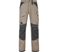 Lafont Pantalon Ruler Beige/Gris Charcoal M - FR(44-46) - Vêtements de Travail