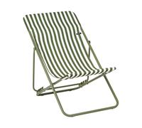 Lafuma Chaise Longue Maxi Transat Rayures Moss