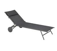 Lafuma Chaise longue Miami II Batyline Duo Obsidian