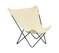 Lafuma Chaise longue Popup XL Seville Ecru/blanc