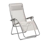 Fauteuil Relax Transat Jardin - Chaise Longue Zéro Gravité Xl - Futura Xl - Batyline® Iso - Beige Seigle - Lafuma Mobilier