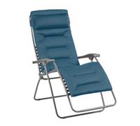 Lafuma Mobilier Clip XL Air Comfort Fauteuil Relax inclinable zéro gravité avec Tubes en Acier Idéal pour terrasse ou Piscine Bleu Corail