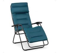 Lafuma MOBILIER - Fauteuil Matelassé Relax Zéro Gravité Futura - Chaise Longue Pliante Jardin et Intérieur - Toile AirComfort® Résistante - Transat Multiposition, Tout Confort, Fabriqué en France