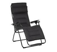 Lafuma MOBILIER - Fauteuil Matelassé Relax Zéro Gravité Futura - Chaise Longue Pliante Jardin et Intérieur - Toile AirComfort® Résistante - Transat Multiposition, Tout Confort, Fabriqué en France