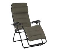 Lafuma MOBILIER - Fauteuil Matelassé Relax Zéro Gravité Futura - Chaise Longue Pliante Jardin et Intérieur - Toile AirComfort® Résistante - Transat Multiposition, Tout Confort, Fabriqué en France