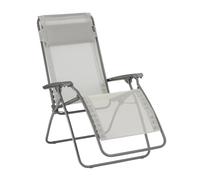 Lafuma MOBILIER - Fauteuil Relax Zéro Gravité R Clip - Chaise Longue Pliante Terrasse et Jardin - Toile Batyline Résistante - Transat Multiposition, Tout Confort, Fabriqué en France - Beige SEIGLE