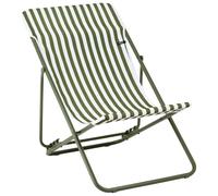 Lafuma Chaise Longue Maxi Transat Rayures Moss