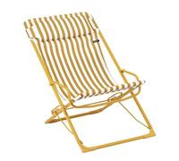 Lafuma MOBILIER - Transat Jardin Oscillant - Transaswing - Airlon - Jaune Rayure Miel - Fabriqué en France - LFM5394_A002 - Garantie 5 Ans - L.83xl.60xH.91cm