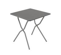 Lafuma - Table de Jardin Pliante 64 * 70 * 72cm | Fabriqué en FRANCE - Garantie 5 ans - Gris - Compact, idéal pour les balcons et petites terrasses, 2 places
