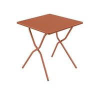 Lafuma - Table de Jardin Pliante 64 * 70 * 72cm | Fabriqué en FRANCE - Garantie 5 ans - Orange - Compact, idéal pour les balcons et petites terrasses, 2 places