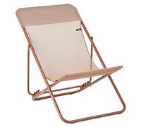 Lafuma Transat Jardin Pliable - Chilienne Multi-Positions - Largeur 58cm - Maxi Transat - Batyline® Iso - Orange Canyon Mobilier