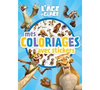 L'ÂGE DE GLACE - Mes coloriages avec stickers - Collectif - Hachette Disney - broché - Document jeunesse
