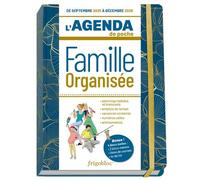 L'agenda de poche 2026 de la famille organisée - bleu (de sept. 2025 à déc. 2026) Edition 2025 - Collectif - Play Bac Eds - relié - Agenda