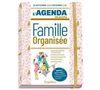 L'agenda de poche 2026 de la famille organisée - rose (de sept. 2025 à déc. 2026) Edition 2025 - Collectif - Play Bac Eds - relié - Agenda
