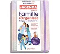 Collectif – L'agenda de poche 2027 de la famille organisée – Rose (sept. 2026 à déc. 2027) – Broché