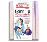 Collectif – L'agenda de poche 2027 de la famille organisée – Rose (sept. 2026 à déc. 2027) – Broché