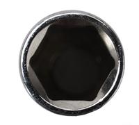 Lagomloot Adaptateur de douille profonde 6,35 mm à entraînement hexagonal de 4 à 14 mm en acier au chrome vanadium pour visseuse à percussion à couple élevé, outil de réparation automobile, argent, 50