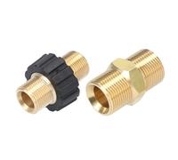 Lagomloot Double raccord M22 x 1,5 mâle en laiton massif pour nettoyeur haute pression Karcher et Kranzle