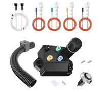 Lagomloot Kit d'allumage de gril compatible avec Weber pour genesis II série 410/210, pièce de rechange pour pièce 66355, ensemble d'allumage d'électrode en céramique pour barbecues à gaz E410 LX410