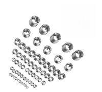 Lagomloot Kit de réparation d'inserts filetés en acier inoxydable 304 pour filetage M3-M12, lot de 60 pièces